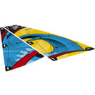 LEGO Sail with Blue Waves, Red Stripes and Yellow Areas, Gears (36069)