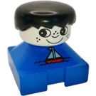 LEGO Sailor with 2 x 2 Blue Base Duplo Figure