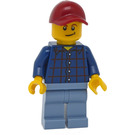 LEGO Seiler med Plaid Skjorte Minifigur