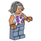 LEGO Sammy Gutierrez with Flower Top with Dirt Stains Minifigure