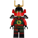 LEGO Samurai X (Nya) z Czarny Pancerz naramienny I Czerwony Sash Pasek Minifigurka