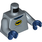LEGO Zandblauw Alfred Pennyworth Classic Batsuit Minifig Torso (973 / 76382)