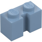 LEGO Blu sabbiato Mattoncino 1 x 2 con scanalatura (4216)