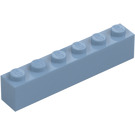 LEGO Pískově modrá Kostka 1 x 6 (3009 / 30611)