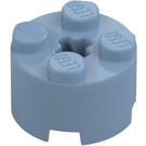 LEGO Sand Blue Brick 2 x 2 Round (3941 / 6143)