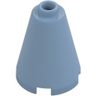 LEGO Sand Blue Cone 2 x 2 x 2 (Open Stud) (3942 / 14918)