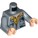LEGO Sand Blue Danny Nedermeyer Minifig Torso (973 / 76382)