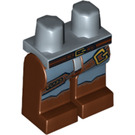 LEGO Zandblauw Deputron Minifigure Heupen en benen (3815 / 16289)