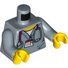 LEGO Sandblå Dr. McScrubs Minifig Torso (973 / 76382)