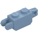 LEGO Sand Blue Hinge Brick 1 x 2 Vertical Locking Double (30386 / 39893)