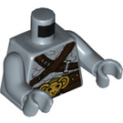 LEGO Sandblau Korg Minifig Torso (973 / 76382)
