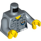 LEGO Zandblauw Lifeguard Minifig Torso (973 / 76382)