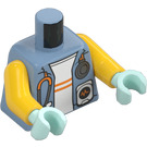 LEGO Zandblauw Mannelijk Explorer Minifiguur Torso (973)