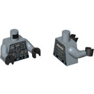 LEGO Sand blå Minifigur Overkropp (973 / 76382)