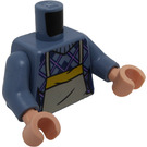 LEGO Sandblau Monica Geller Minifigur Torso (973 / 76382)