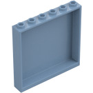 LEGO Zandblauw Paneel 1 x 6 x 5 (35286 / 59349)