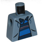 LEGO Zandblauw Peter Parker met Sand Blauw Jasje Torso zonder armen (973)