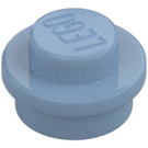 LEGO Zandblauw Plaat 1 x 1 Rond (6141 / 30057)