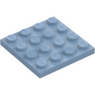 LEGO Sand Blue Plate 4 x 4 (3031)