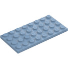 LEGO Sand Blue Plate 4 x 8 (3035)