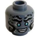 LEGO Sand Blue Prince Benthomaar Head (Recessed Solid Stud) (3626 / 78084)