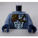 LEGO Sand Blue Prince Benthomaar Torso (973)