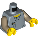 LEGO Sandblau Ray Minifig Torso (973 / 76382)