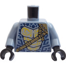 LEGO Sand Blue Serpentine Torso (973 / 76382)