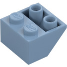 LEGO Zandblauw Helling 2 x 2 (45°) Omgekeerd met platte afstandsring eronder (3660)