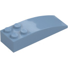 LEGO Zandblauw Helling 2 x 6 Gebogen (44126)