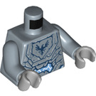 LEGO Zandblauw Stone Clay Minifig Torso (973 / 76382)