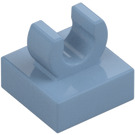 LEGO Blu sabbiato Piastrella 1 x 1 con Clip (Sollevato "C") (15712 / 44842)