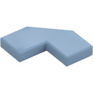 LEGO Sand Blue Tile 2 x 2 Corner with Cutouts (27263)