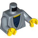 LEGO Sand Blue Torso with Robe over Dark Blue Jumper (973 / 76382)