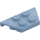 LEGO Bleu Sable Pièce de monnaie assiette 2 x 4 (51739)