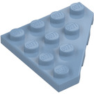 LEGO Zandblauw Wig Plaat 4 x 4 Hoek (30503)