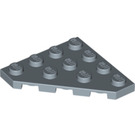 LEGO Sand Blue Wedge Plate 4 x 4 Corner (30503)