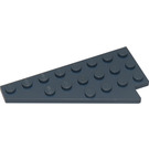 LEGO Sand Blue Wedge Plate 4 x 8 Wing Left with Underside Stud Notch (3933)