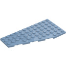 LEGO Sand Blue Wedge Plate 6 x 12 Wing Left (3632 / 30355)