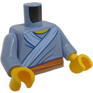 LEGO Sand blå Kvinne i Sand Blå Wrap Minifigur Overkropp (973 / 76382)