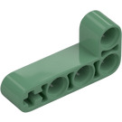 LEGO Verde sabbiato Trave 2 x 4 Piegato 90 gradi, 2 e 4 Fori (32140 / 42137)