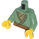 LEGO Sand Grön Båt Vendor Kropp (973 / 76382)