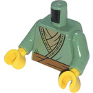 LEGO Sand Green Boat Vendor Torso (973 / 76382)