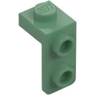 LEGO Sand Green Bracket 1 x 1 with 1 x 2 Plate Down (79389)