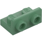 LEGO Sand Green Bracket 1 x 2 with 1 x 2 Up (99780)