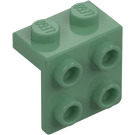 LEGO Verde sabbiato Staffa 1 x 2 con 2 x 2 (21712 / 44728)