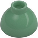 LEGO Verde sabbiato Mattoncino 1.5 x 1.5 x 0.7 Rotondo Dome Cappello (37840)