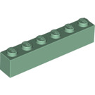 LEGO Sand Green Brick 1 x 6 (3009 / 30611)
