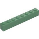 LEGO Pískově zelená Kostka 1 x 8 (3008)