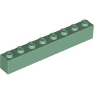 LEGO Sandgrün Backstein 1 x 8 (3008)